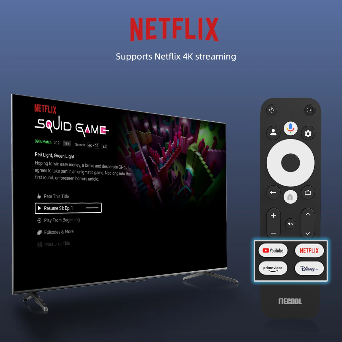[Genuino] 2025 El más nuevo Mecool M2 Pro Google TV Box Amlogic S905Y4 Netflix Certificado de Google ATV AV1 4K UHD 60pfs El mejor reproductor multimedia - imagen 4