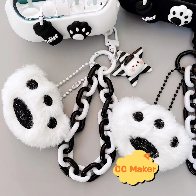 Funda para pastillas MoonDrop, bonito llavero con pulsera de oso, colgante con cordón de dibujos animados, funda protectora suave de silicona MoonDrop PILL - imagen 2