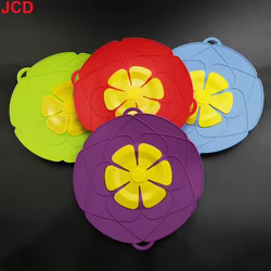 JCD Tapa de Silicona para Olla Antisalpicaduras y Antidesbordamiento
