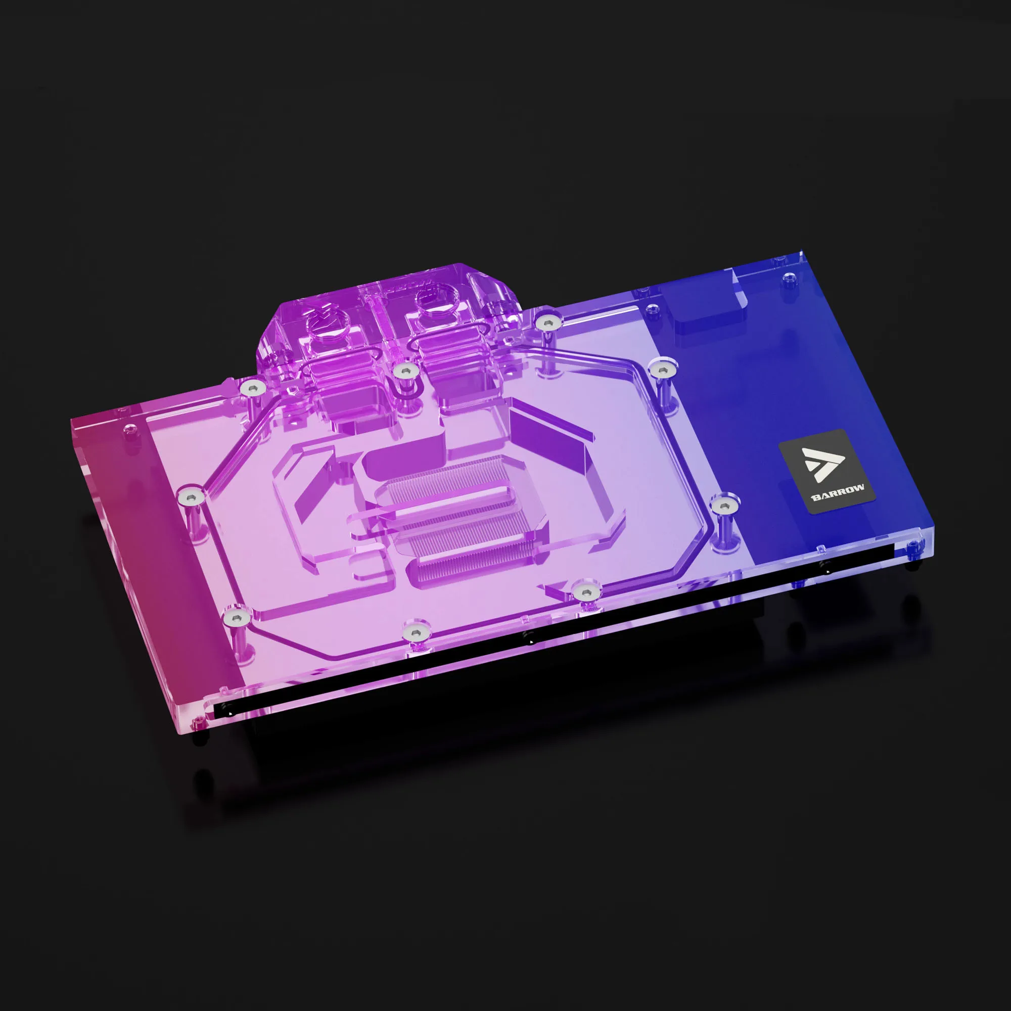 Barrow GPU bloque de agua para ZOTAC RTX 4090 TRINITY OC,AMP EXTREME AIRO, enfriador de tarjetas Manli Gallardo con placa posterior, BS-AIC4090-PA - imagen 3