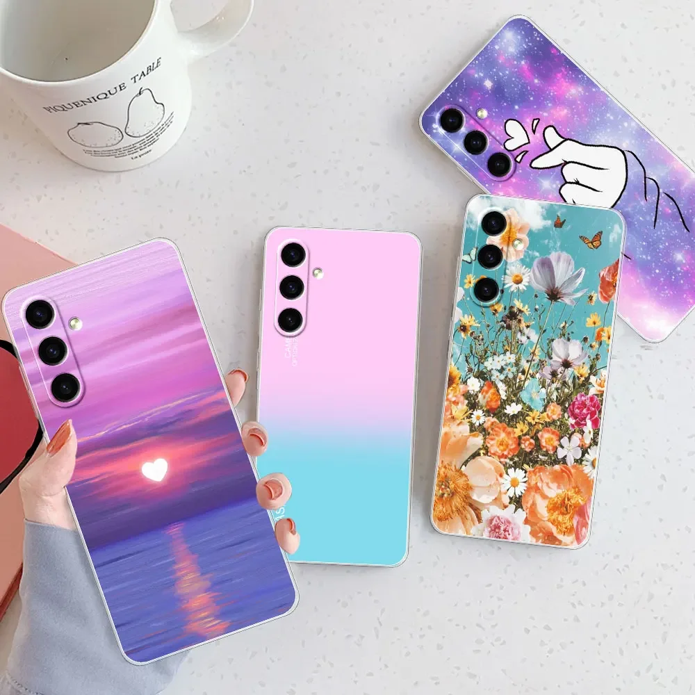 Para Samsung A25 A15 A05 A05S funda para Samsung Galaxy A15 Coque funda de teléfono transparente de silicona suave estampada para Samsung A05 S Fundas - imagen 3