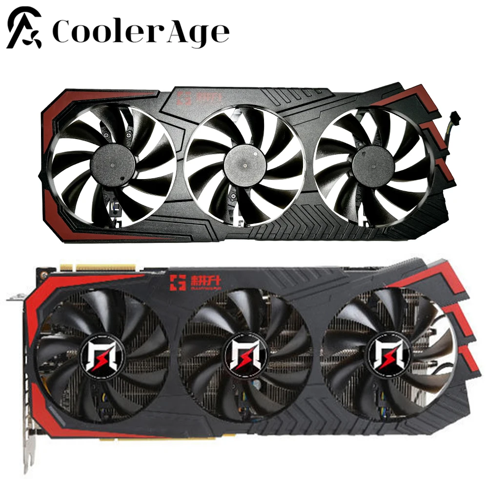 Para Gainward GeForce RTX 2070 2080 ventilador de tarjeta de vídeo 85MM RTX2070 RTX2080 ventilador de refrigeración de tarjeta gráfica con estuche