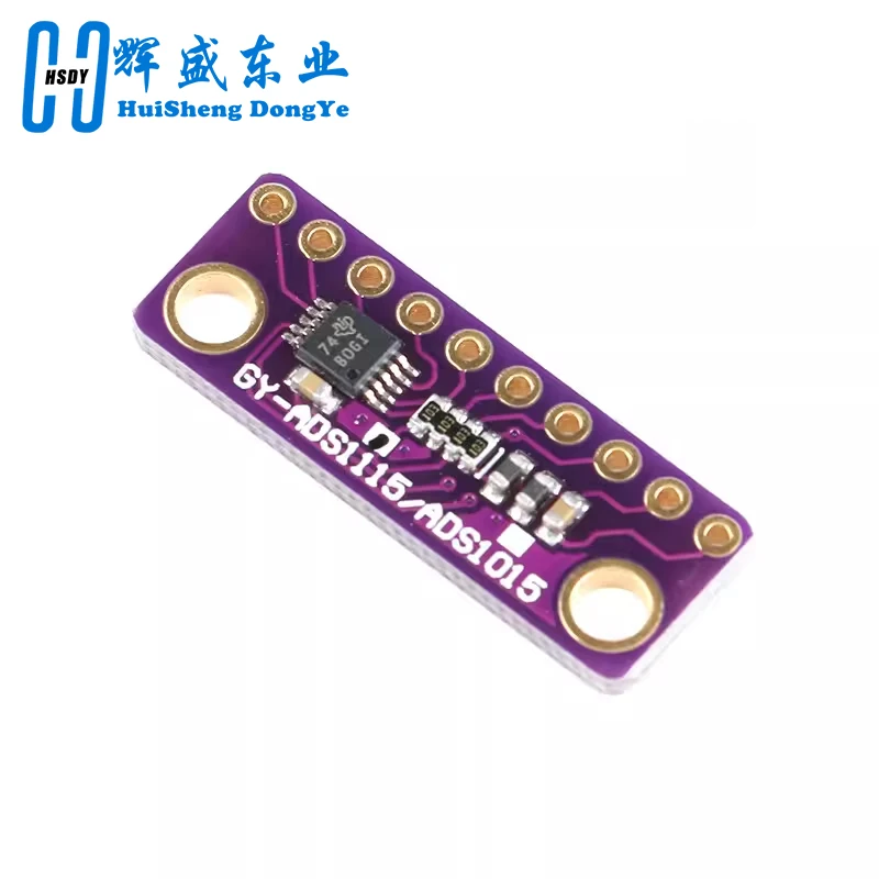 Módulo ADS1115 I2C de 16 bits, placa de desarrollo ADC de precisión de 4 canales, amplificador de ganancia profesional de 2,0 V a 5,5 V para Arduino - imagen 4