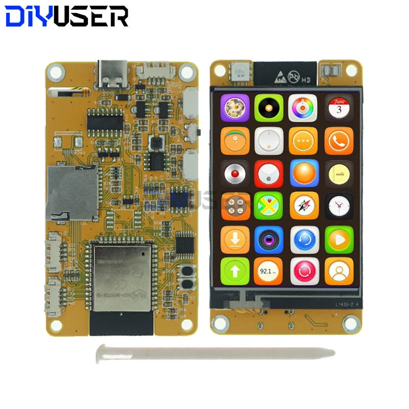 DIYUSER ESP32 LVGL WIFI y placa de desarrollo Bluetooth módulo TFT LCD táctil de 2,4 pulgadas pantalla inteligente 240*320 con WROOM táctil - imagen 4