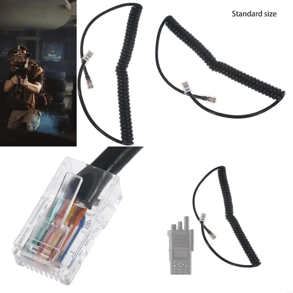 462E Cable cable micrófono servicio pesado para HM-151 IC-7000 IC-7100 OPC-1153 HM-98