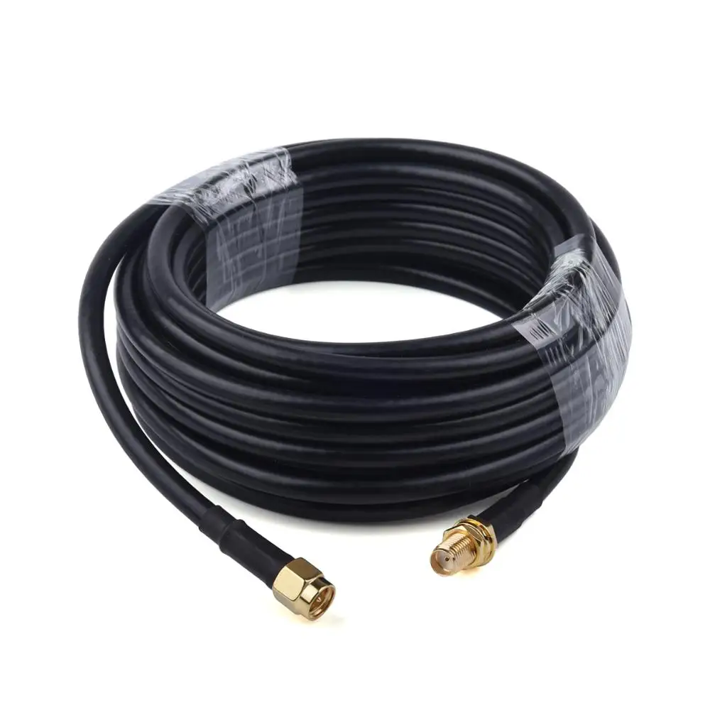 Cable Coaxial RF RG58/50-3 de 1-20M, extensión de Radio de Cable SMA hembra a macho para antena celular 4G LTE - imagen 4