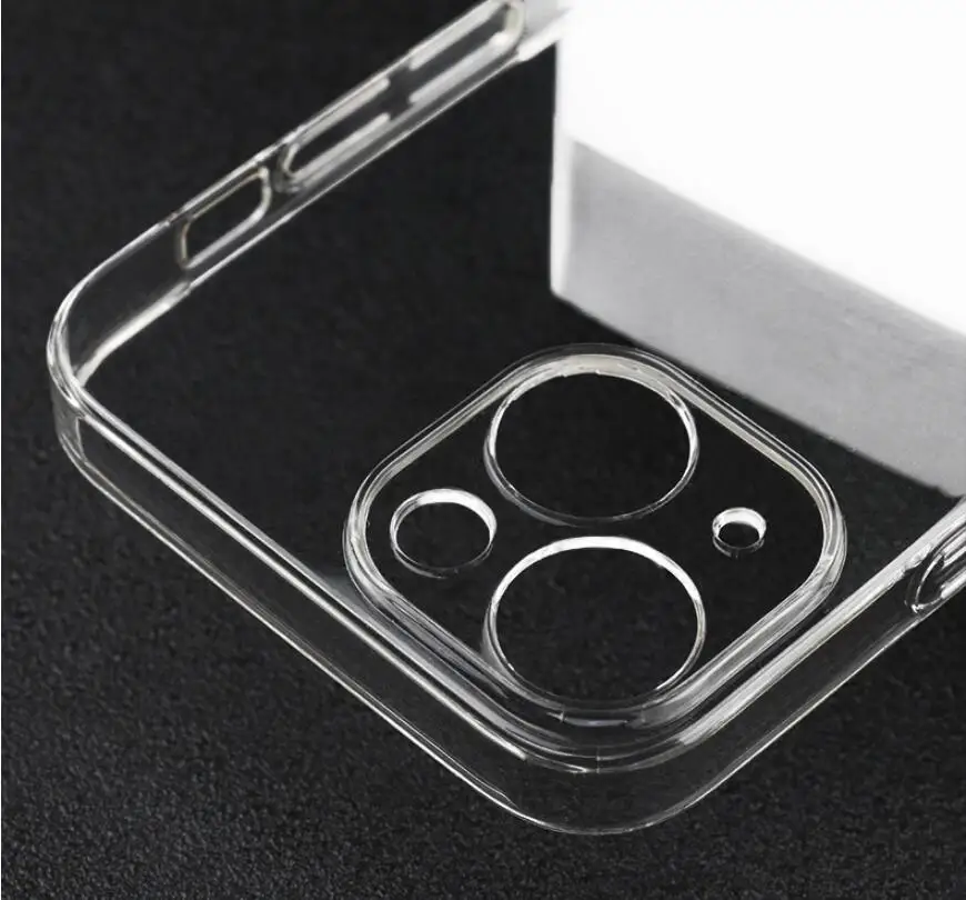Nueva funda transparente para iPhone 12 11 13 14 15 Pro max 15 Plus funda protectora suave de TPU para iPhone 12 13 mini fundas Coque - imagen 5