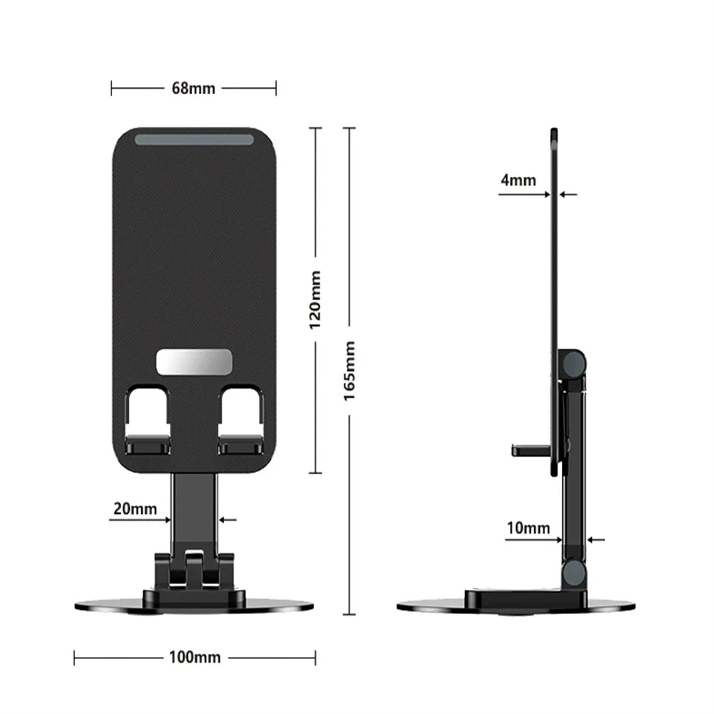 Soporte Universal para teléfono móvil en escritorio, soporte portátil ajustable giratorio de 360 ° para iPhone 15 pro max, Ipad, grabación de Video de oficina - imagen 4