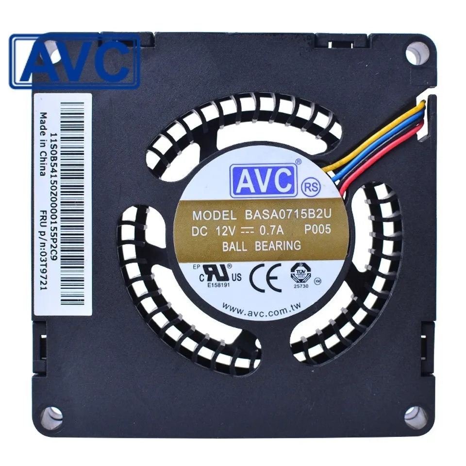 Ventilador turbo de refrigeración, 1 piezas BASA0715B2U DC 12V 0.70A M92p 70mm 7015 70x70x15mm para AVC
