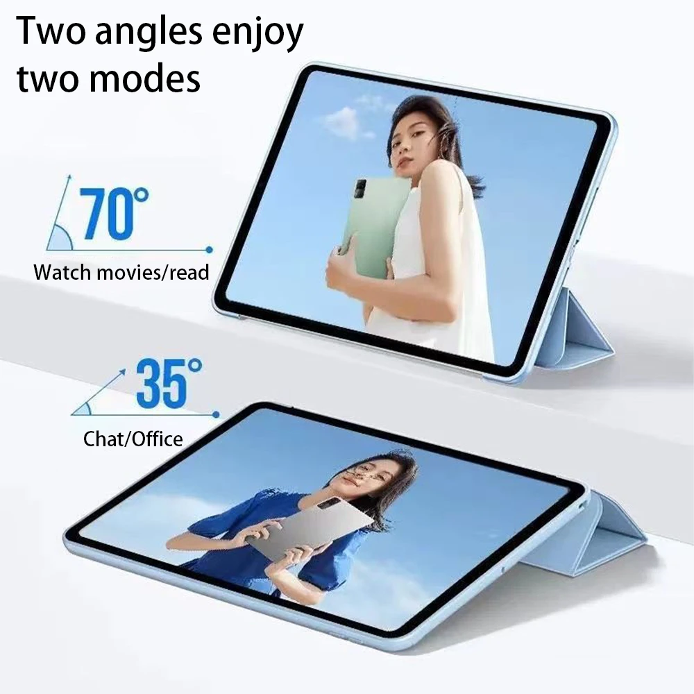 Español Funda protectora para Xiaomi Mi Pad 5/6, accesorios para Tablet, soporte magnético, activación automática, 11 pulgadas, Pro 5/6 - imagen 3