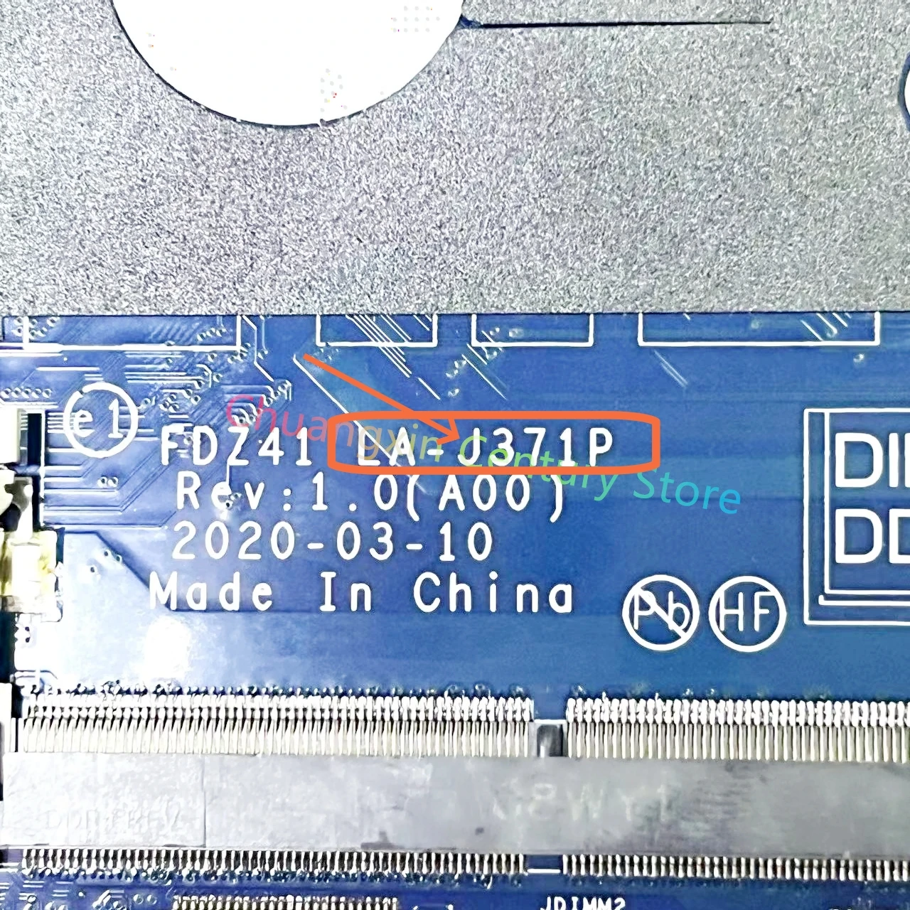 La placa base de LA-J371P es adecuada para el portátil DELL Latitude 5410, con CPU I3 I5 I7-10TH DDR4 100% probada y enviada - imagen 5