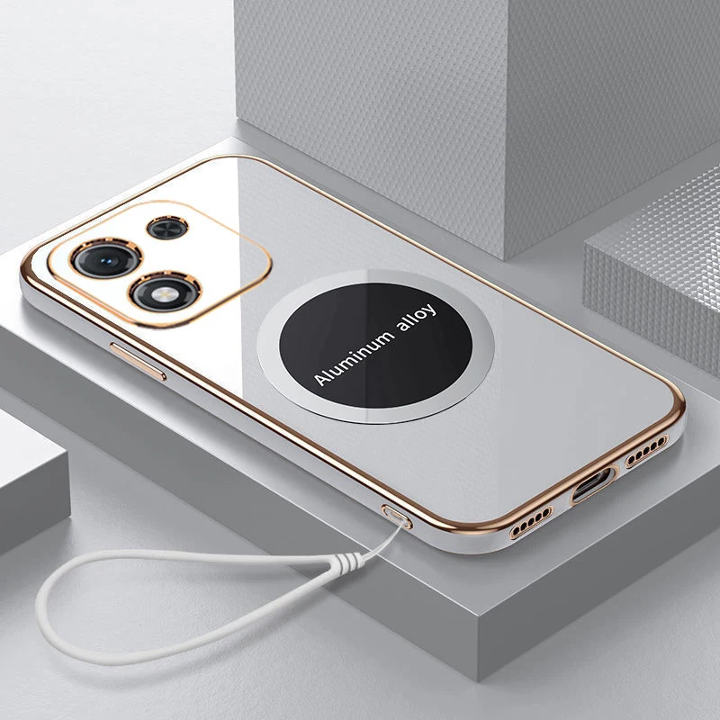 Para Xiaomi Poco M7 Pro 5G funda de teléfono Poco C71 Redmi A5 funda M7 Pro revestimiento de lujo a prueba de golpes funda trasera de silicona Fundas - imagen 3