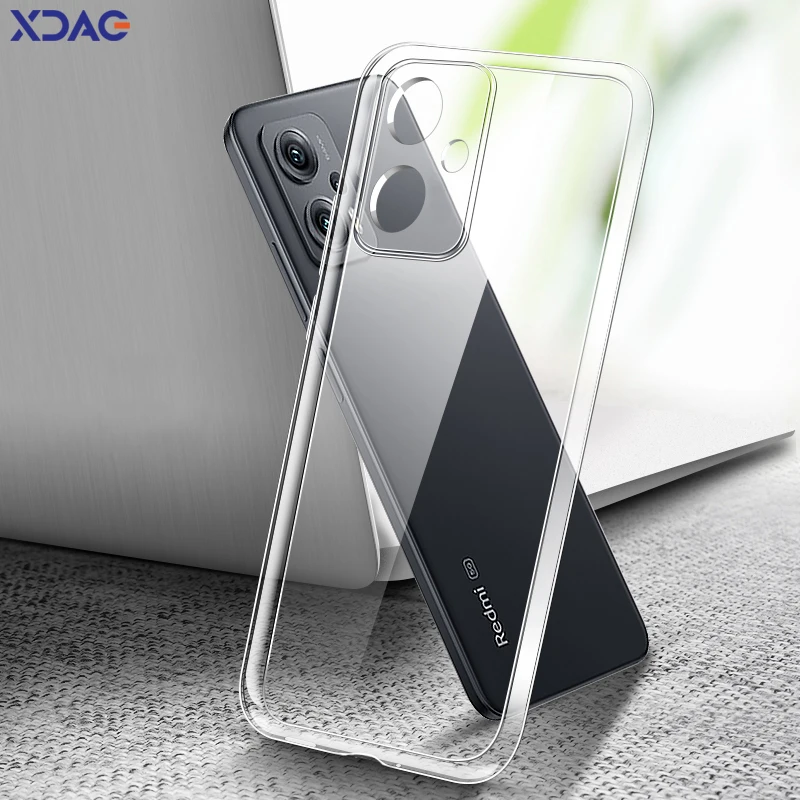 Funda de teléfono transparente ultrafina para Xiaomi POCO M4 M5 M5s Pro 5G lente protectora suave TPU a prueba de golpes funda transparente POCOM4 POCOM5 - imagen 2