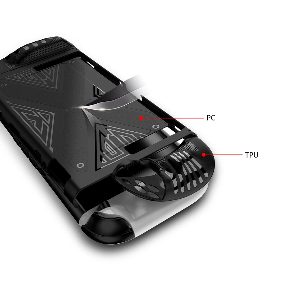 Funda de TPU para Switch 2, funda para consola de juegos portátil, mango ergonómico, funda protectora a prueba de golpes para Nintendo Switch 2 - imagen 4