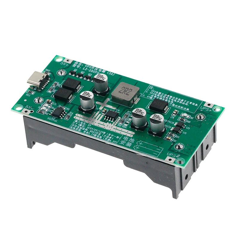 Cargador de batería de litio tipo C, 15W, 3A, 18650, módulo de refuerzo de carga rápida, fuente de alimentación/convertidor, 5V, 9V, 12V, DC-DC - imagen 3