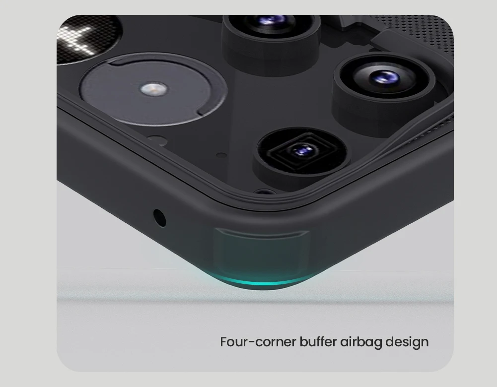 Para nada teléfono 3 5G Nillkin funda Super Frosted Shield Pro TPU marco suave duro PC fundas 360 protección contraportada - imagen 5