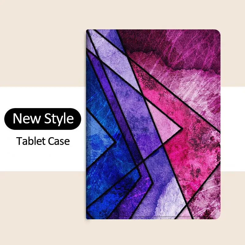 Funda creativa colorida geométrica para tableta Samsung Galaxy Tab S7 S8 S9 S10 11 12,4 13,1 FE Plus Lite pulgadas - imagen 4