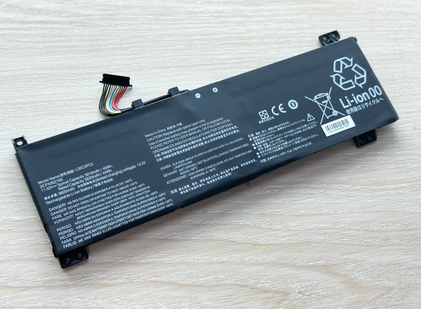 Nueva batería de ordenador portátil L20M3PC2 L20C3PC2 para Lenovo ideapad Gaming 3 15ACH6 15IHU6 82K1 82K2 L20L3PC2 L20D3PC2 11,52 V 45WH - imagen 4