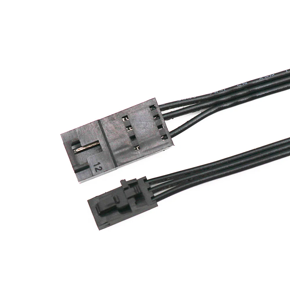 50cm Corsair RGB ventilador Hub iluminación nudo Commander Cable de extensión HD LL120 140 QL 3 pines a 4 pines Cables adaptadores convertidores - imagen 3