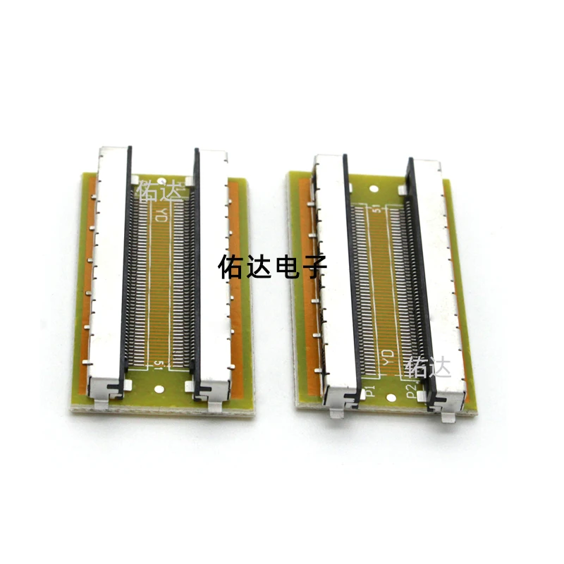 Lvds-placa adaptadora de pantalla LCD, Conector de Cable de pantalla 4k HD de 41 pines y 51 Pines, placa de extensión de Cable de paso de 0,5mm - imagen 2