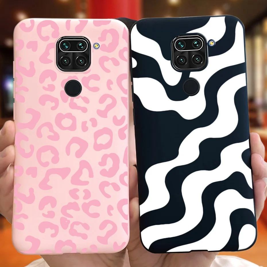 Para Xiaomi Redmi Note 9 9s Note9 Pro Max funda pintada bonita a la moda para Redmi Note 9 Pro 9 S 9Pro fundas de silicona suave de Color caramelo - imagen 2