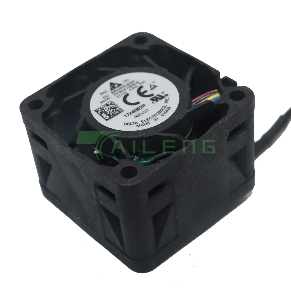 Delta Electronics-ventilador de refrigeración para servidor, PFB0412EN-E DC 12V, 4.00A, 40x40x28mm, 4CM, 40MM, 4 cables - imagen 3