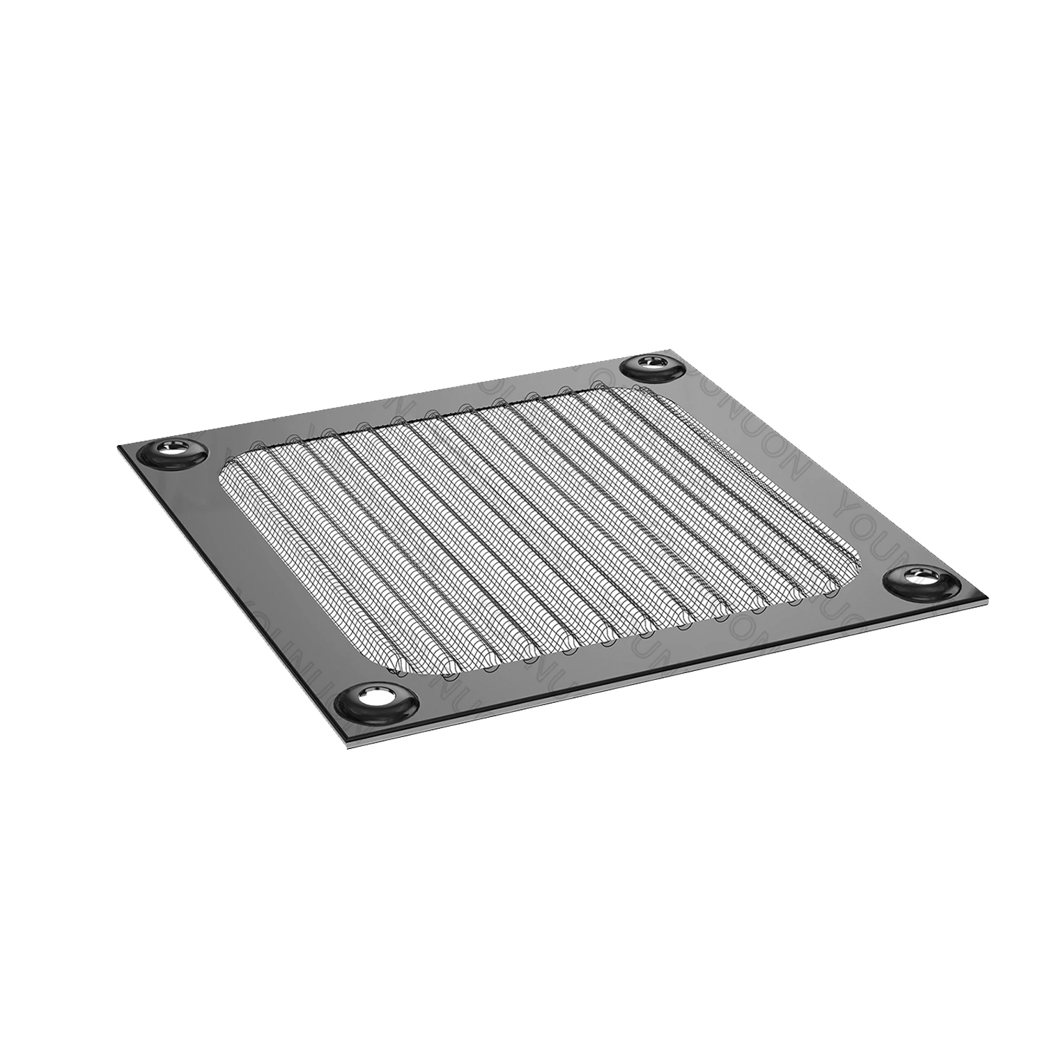 2 uds 80mm 8CM filtro de polvo de ventilador negro ventilador de PC cubierta de aluminio a prueba de polvo protector de ventilador de red - imagen 4