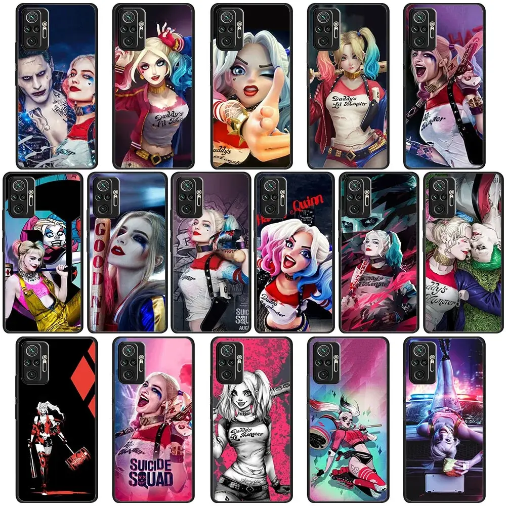 Funda de silicona KT-48 Harley Quinn para Samsung A21S A22 A31 A01 A02 M02 A42 A50 A30S A50S A51 A52 A6 A13