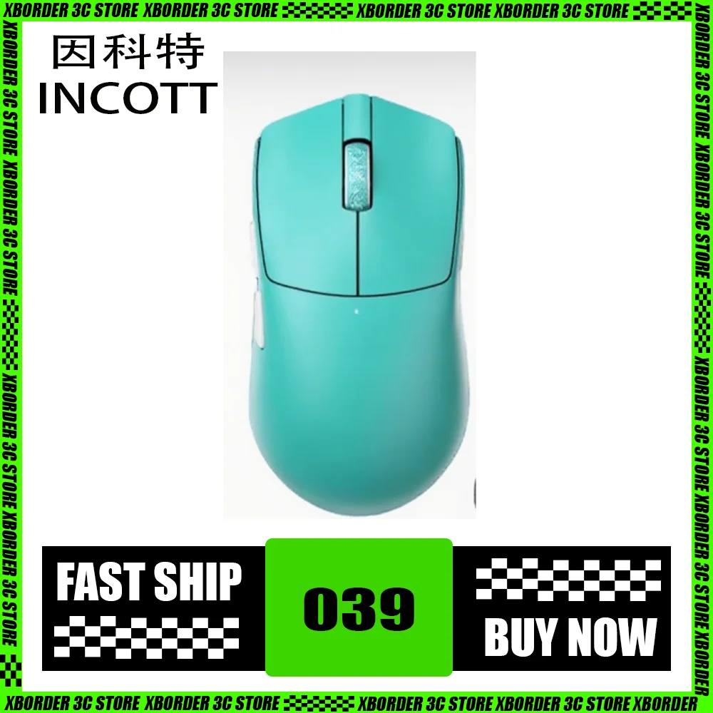 INCOTT 039 Ratón 3 modos inalámbrico Bluetooth ligero grado de eventos ratón inalámbrico 8K Gaming Esports conexión de oficina 3950 - imagen 2