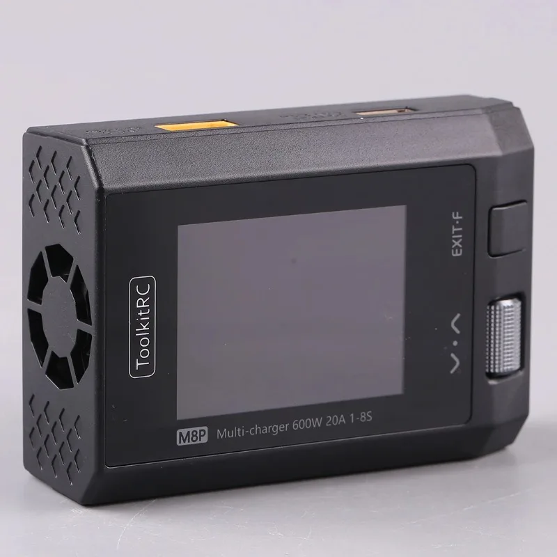 ToolkitRC Cargador M8P con un aumento de precisión Potencia de 600W 20A 5V 1-8S Prueba de señal multifuncional M8S actualizado - imagen 3