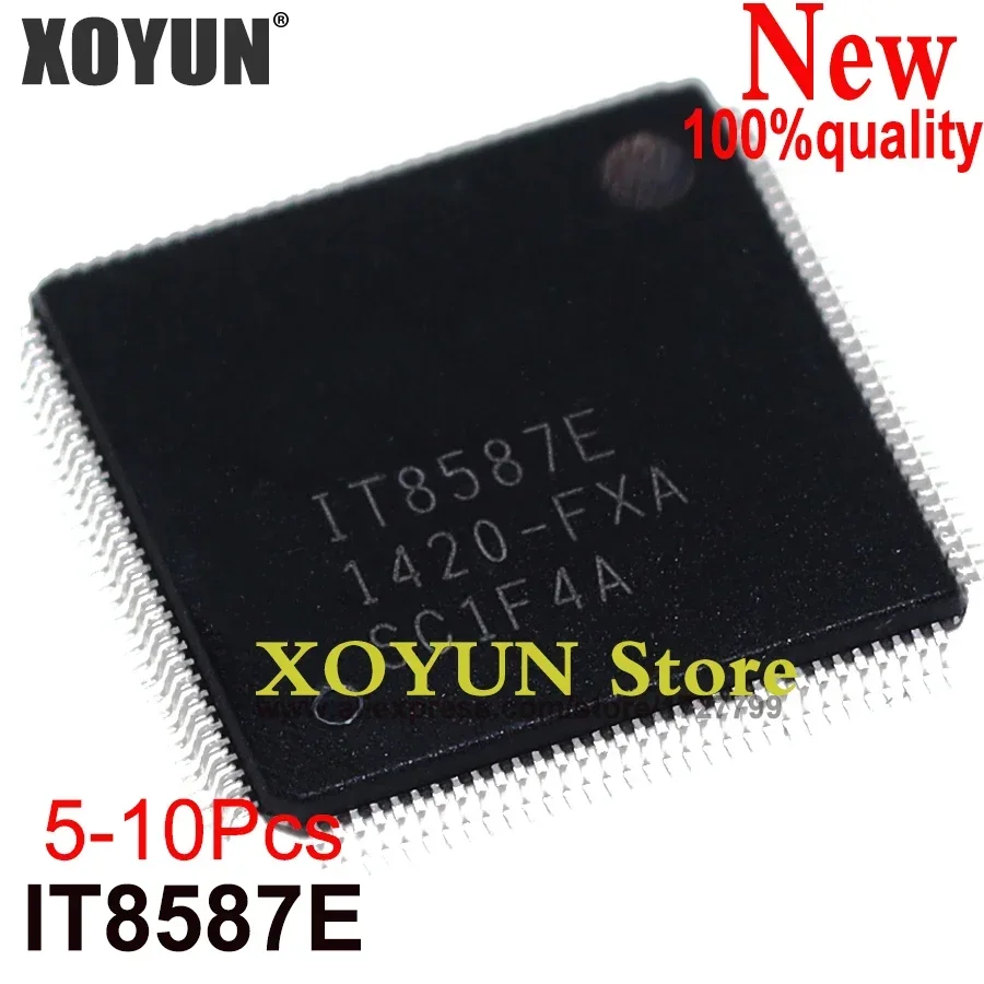 (5-10 piezas) 100% nuevo IT8587E FXA FXS EXS EXA CXS DXS chips de ordenador IC QFP-128