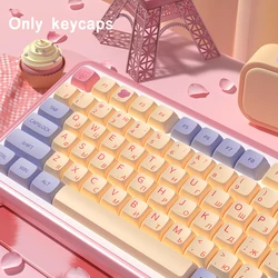 Teclas XDA PBT Marshmallow – Keycaps ISO Enter para Teclado Mecánico