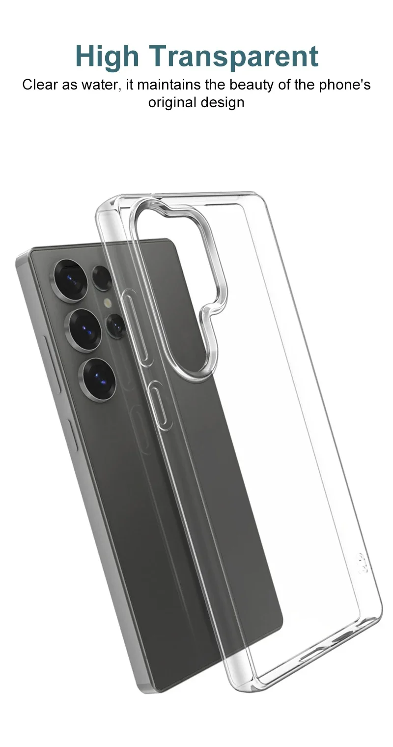 Funda blanda de silicona para Samsung Galaxy S26/S26 Ultra/S26 AIR, funda transparente ultrafina, protección a prueba de golpes ﻿ - imagen 2