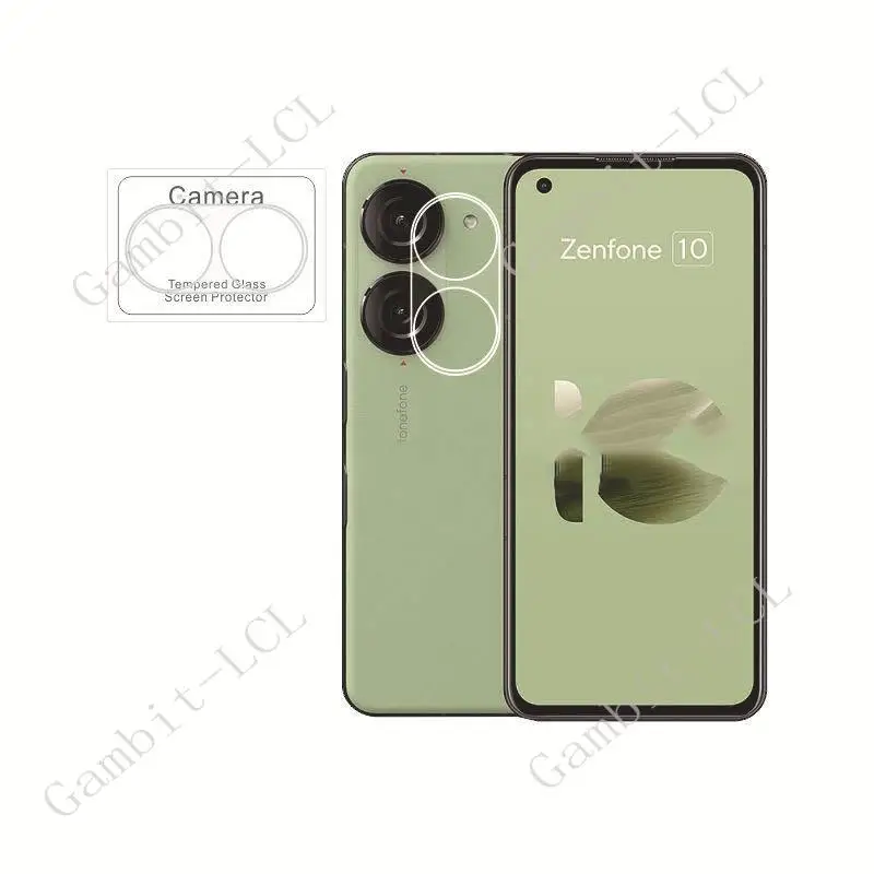 Lente de cámara Integral 3D para Asus Zenfone 10z, vidrio templado en Zenfone10z Zenfone10 10 AI2302, película protectora de pantalla trasera - imagen 3