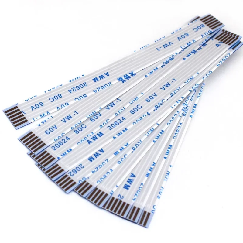 10 Uds Cable plano Flexible FFC FPC AWM 20624 80C 60V VW-1 FFC-0.5MM 1.0MM4P 6 8 10 12 14 16 18 20 24 26 30 32 34 40Pin - imagen 3