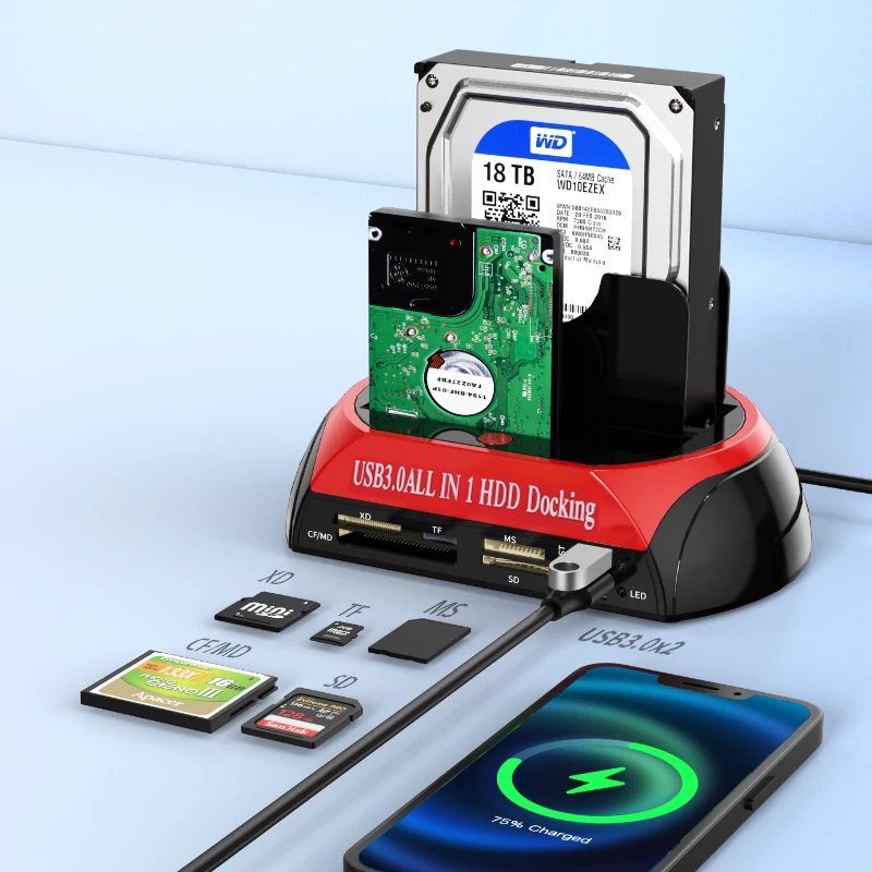 Estación HDD SSD - Vista principal