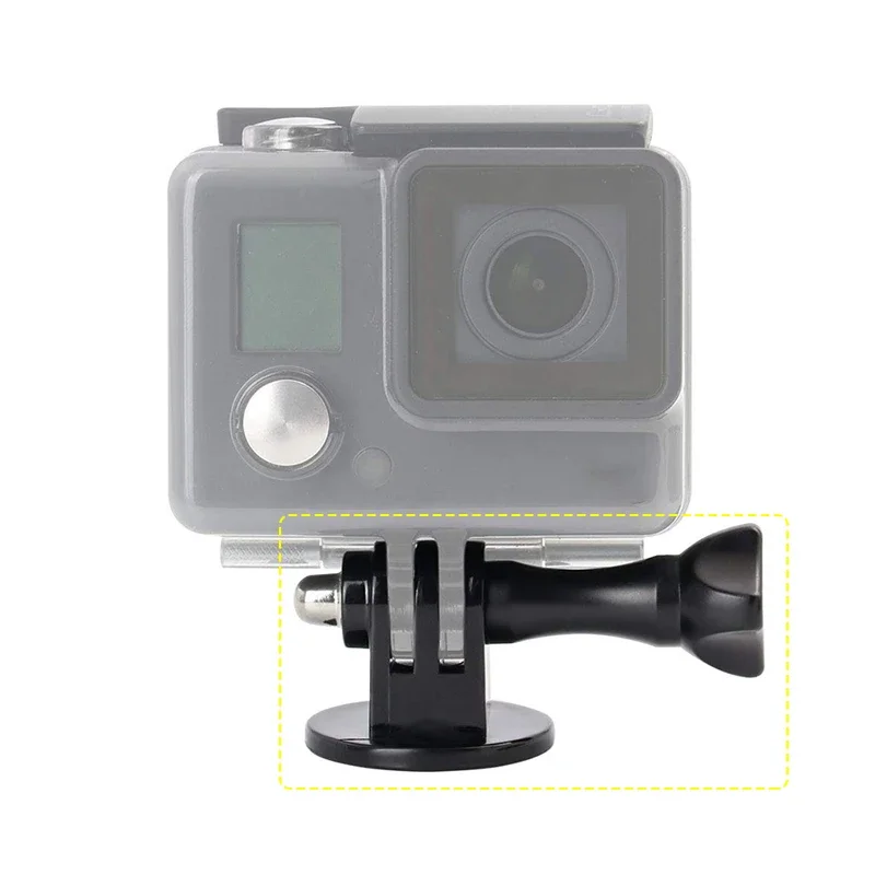 Adaptador de montaje de trípode para Go Pro Hero 12, 11, 10, 9, 8, 7, 6, 5, Xiaomi, Sjcam, Eken, DJI - imagen 3
