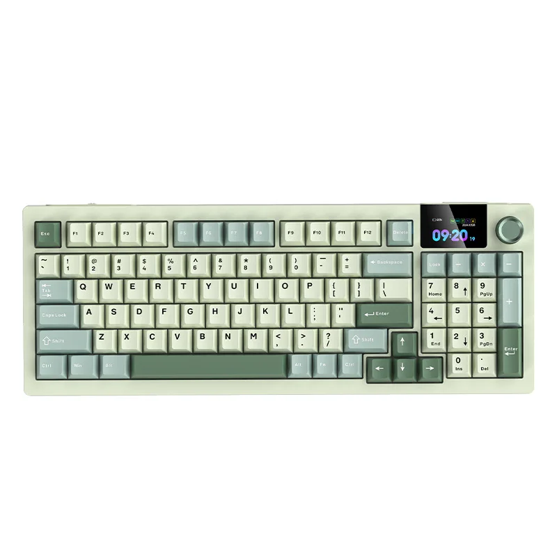Langtu-Teclado mecánico Lt95pro con modo Thri, teclado de 95 teclas personalizado, Chip de juego de pantalla grande, inalámbrico, Bluetooth, para oficina - imagen 5
