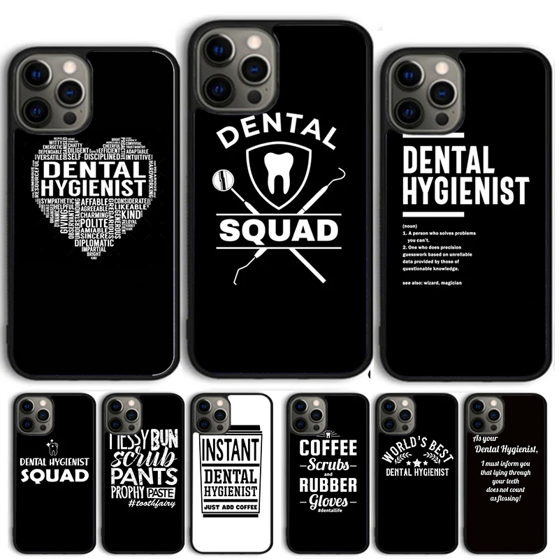 Funda de teléfono para dentista, higienista Dental, para iPhone 17 Air 16 15 14 11 12 13 Pro MAX Plus