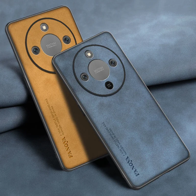 Para Honor X9D funda de teléfono de cuero PU de lujo para Honor X70 5G HonorX9D funda trasera de silicona a prueba de golpes protección completa Coque - imagen 2