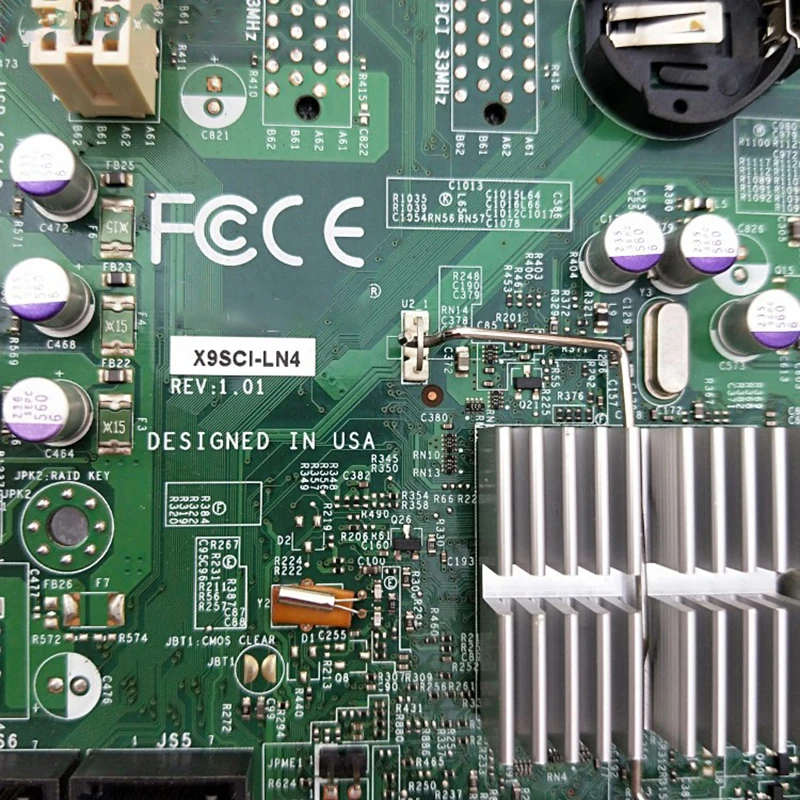 Placa base X9SCL-LN4 Original para Supermicro Servr, compatible con Chipset Pure ECC RAM C202, 1155 pines, compatible con Xeon E3-1200/Core i3 - imagen 5