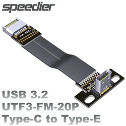 Adaptador USB 3.2 Gen 2 Tipo C Hembra a E Macho Placa Base ITX ATX