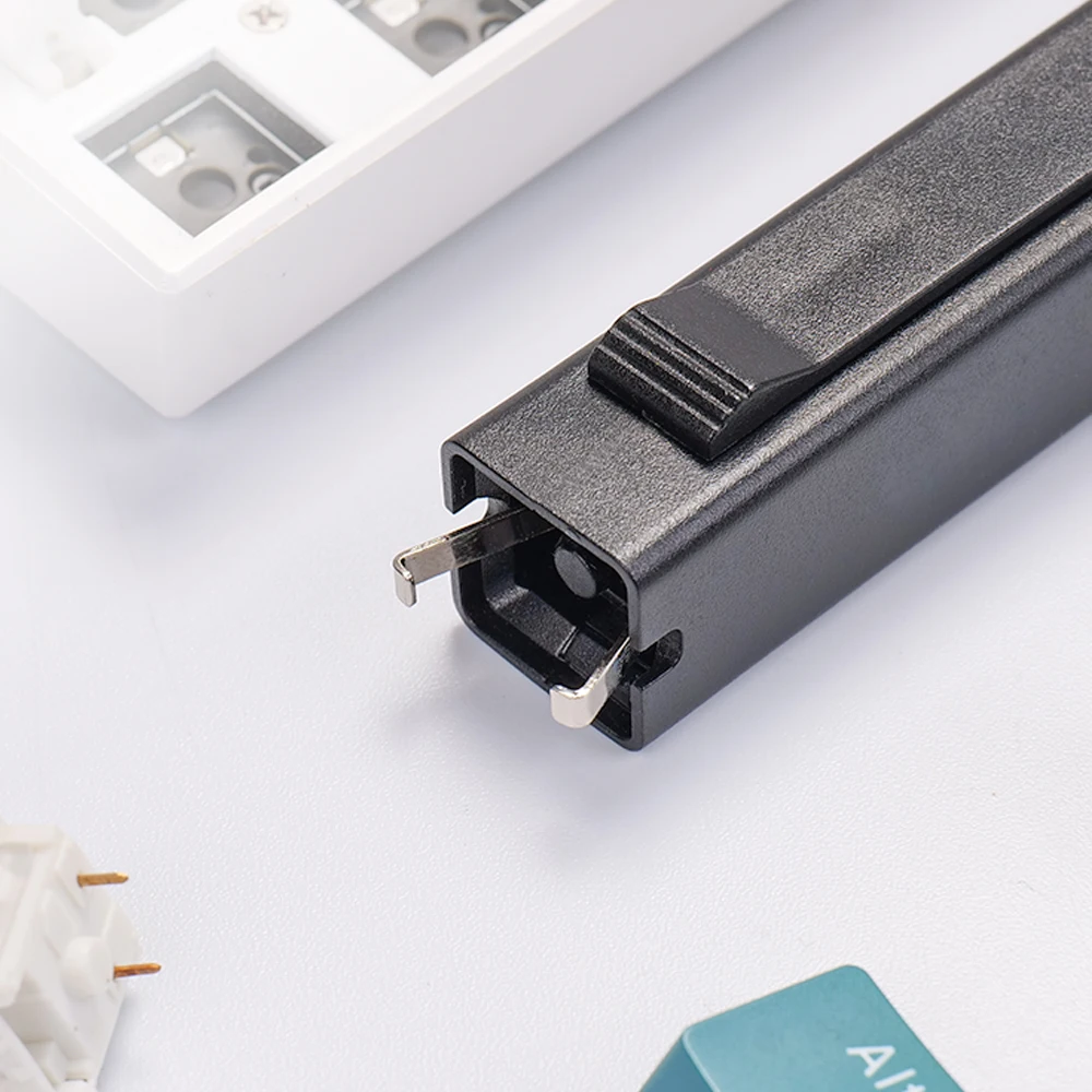 Extractor de teclas 2 en 1, ajustador de teclas, removedor de interruptor portátil para fijar teclado mecánico, herramienta de limpieza DIY - imagen 2