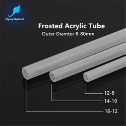 Tubo Acrílico Esmerilado PMMA – 20/25mm Frosted