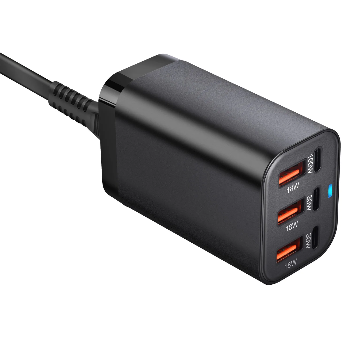 Cargador GaN de 200W, cargador PD USB C de 6 puertos, carga rápida 3,0 USB tipo C, cargador USB para teléfono móvil, Samsung y iPhone - imagen 4