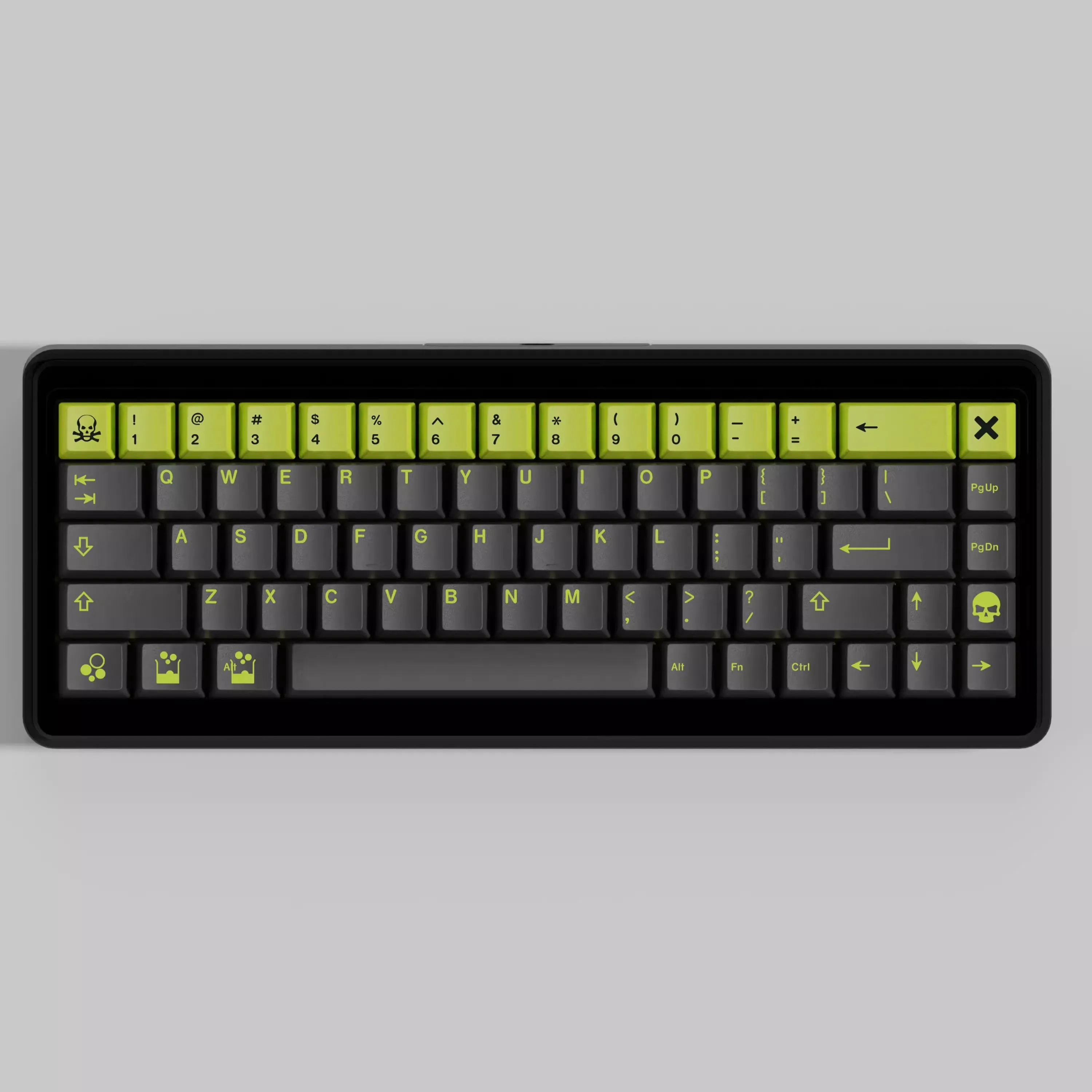 Juego de teclas tóxicas PBT GMK, perfil Cherry, teclas de sublimación de 5 lados para teclado mecánico MX Switch, barra espaciadora dividida 2.25U 2.75U - imagen 3