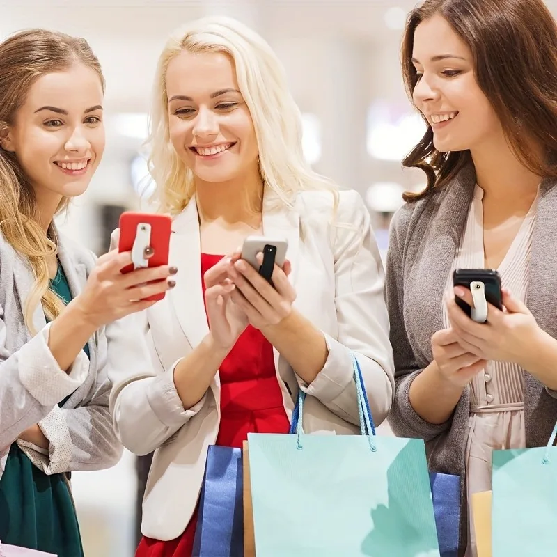 Conveniente correa telescópica para el dedo para iPhone Pro Max, soporte para teléfono móvil, hebilla de anillo para el dedo, correa adhesiva para el dedo de escritorio - imagen 4