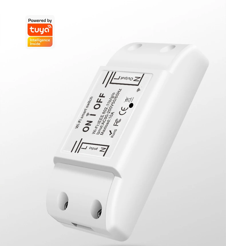 Tuya-interruptor WiFi DIY, MINI interruptor de hogar inteligente, módulo de relé, aplicación Smart Life, Control remoto por voz inalámbrico, temporizador, Alexa - imagen 4