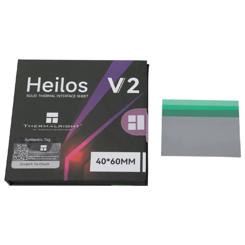 Hoja de interfaz térmica de estado sólido Thermalright Heilos V2 (8,5 W/m.k/grosores 0,25 MM) Hoja conductora térmica de cambio de fase - imagen 5