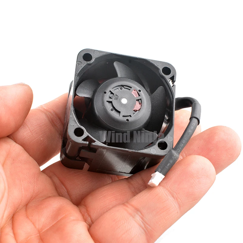 Ventilador de refrigeración de alta velocidad 38 mm x 38 mm x 28 mm W38S12BS1A5-57 3,8 cm DC12V 1.00A ventilador de fuente de alimentación de 4 pines para computadoras de escritorio - imagen 3